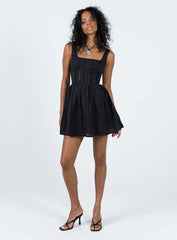 Lorinda Mini Dress Black