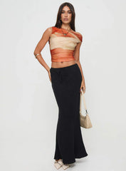 Sweet Emotion Top Brown Multi