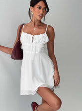 Pure Joy Mini Dress White
