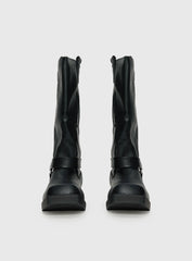 Wrecked Western Boots Black