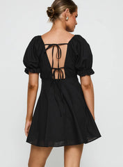 Blissful Mini Dress Black