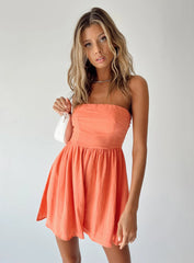 Kehlani Romper Orange