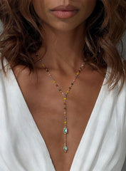 Chappell Y Necklace Gold