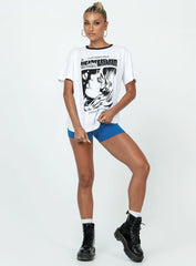 Comic Book Ringer Tee White