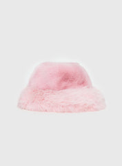 Avaah Fluffy Hat Pink
