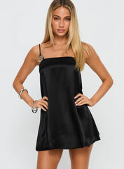 Apple Cider Mini Dress Black
