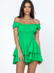 The Love Galore Romper Bright Green