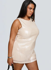 Yumiko Romper Champagne Sparkle Curve