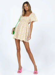 Summer Nights Mini Dress Floral