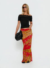 Rowana Maxi Skirt Multi Paisley