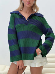 Olivah Jumper Blue Green