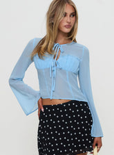 Coates Long Sleeve Top Blue