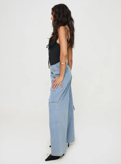 Calendar Low Rise Jeans Vintage Wash