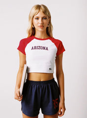U of A Homerun Tee Red / White