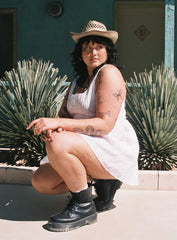 Lorinda Mini Dress White Curve