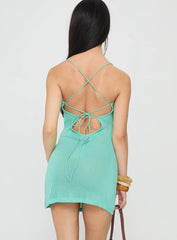 Cote Mini Dress Aqua