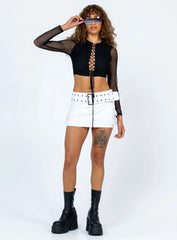 Tracie Long Sleeve Top Black