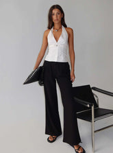 Ambient Wide Leg Pant Black
