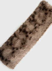 Freeze Fluffy Scarf Brown