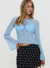 Coates Long Sleeve Top Blue