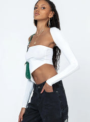 Koslo Bolero Top White