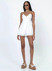 Emily Romper White