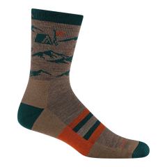 Men's Hike Hike Hut Micro Crew Midweight Hiking Socks