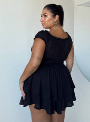 Tahiti Romper Black Curve