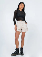 Nima Long Sleeve Top Black