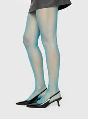 Elowenn Sheer Tights Blue