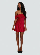 Adoration Mini Dress Red