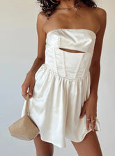 Over The Moon Romper Champagne