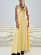 Leticia Maxi Dress Lemon