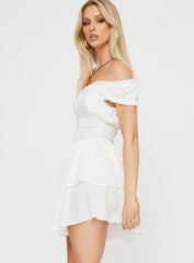 The Love Galore Romper White Tall