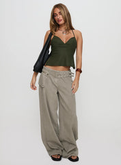 Hopelessly Devoted Top Forest Green