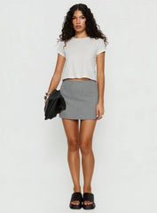 Ynes Mini Skirt Grey