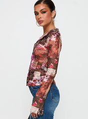 Maribou Long Sleeve Top Multi