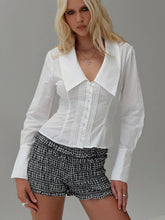 Marlaine Long Sleeve Top White