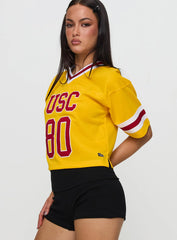 USC Football Jersey Gold