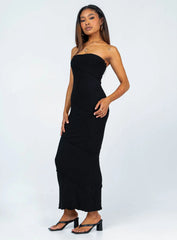 Oscar Midi Dress Black