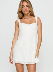 Mcbeath Mini Dress White Burnout