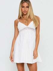 Bodee Mini Dress White