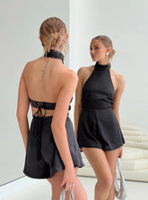 Nataly Romper Black