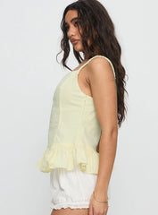 Mystery Of Love Frill Top Butter