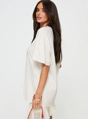 All My Love Bow Tee White