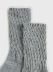 Sama Slouch Sock Grey
