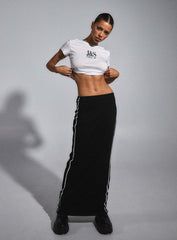 JGR & STN Mode Baby Tee White