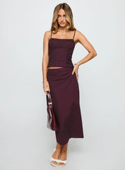 Shining Mirrors Set Burgundy