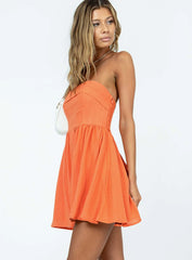 Kehlani Romper Orange