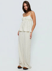 Cassini Set White Polka